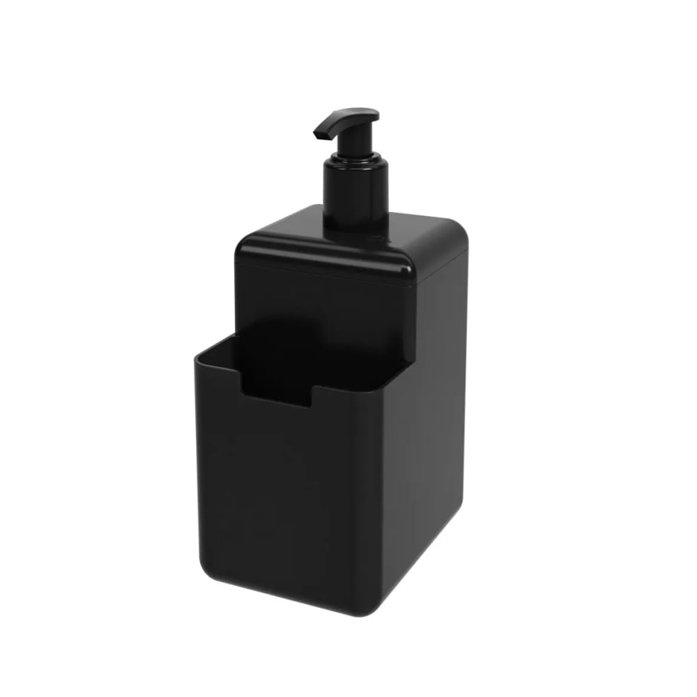 Dispenser Detergente 500ml Single Coza Preto | Telhanorte