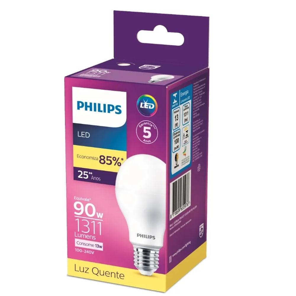 PHILIPSMR16 ExpertColorLED6.7W 10個 Lâmpada LED Bulbo Philips 16W 3000K E27 Bivolt | Telhanorte