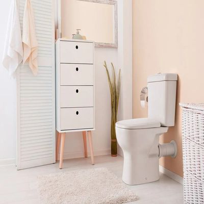 eterite VA814 セット Kit Vaso Sanitário Etna Icasa Saída Horizontal | Telhanorte