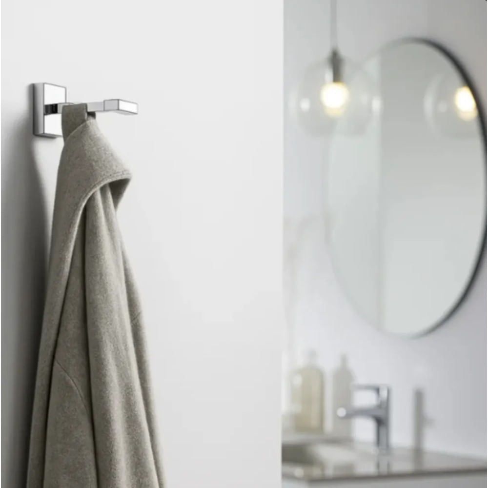 Encontraproduto.com.br - Cabide Square Cromado Kohler