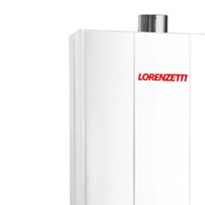 Aquecedor a Gás Branco LZ 2500D  23 Litros GN Display Digital Lorenzetti