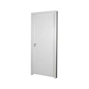 Kit Porta Pronta Melamínico MGM 210x84cm Batente 10cm Esquerdo Branco