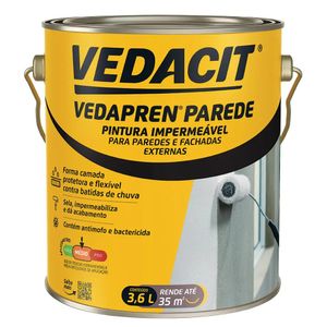 Vedapren Parede Branco 3,6l Vedacit