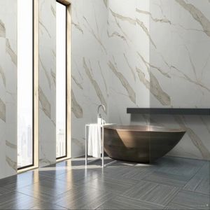 Porcelanato Retificado Acetinado 94X94 Calacata Classic Satiny 94708 Cx2,65M2 Embramaco