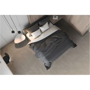 Piso Cerâmico Gres Alvorada  Acetinado Retificado Grafite 71x71cm Delta