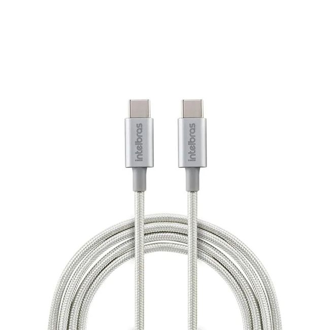 Cabo-UsbC-Para-UsbC-De-1-5M-Em-Nylon-Branco-Eucc-15Nb-Intelbras-2651157-1