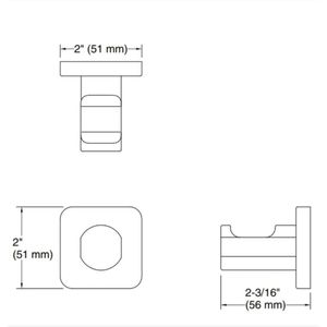 Cabide Parallel Cromado Kohler