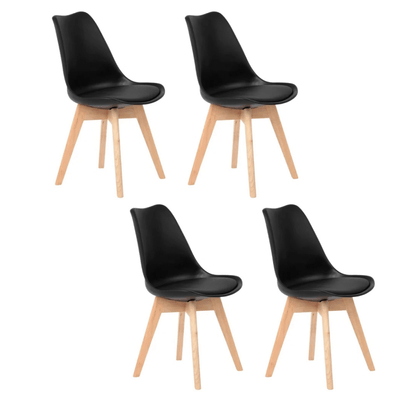 Cadeira-de-Jantar-Eames-Estofada-Preta-em-PU-com-Pes-de-Madeira-Coisas-e-Coisinhas--7-