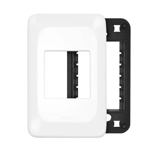 Placa-Com-Suporte-2-Posto-4x2-Branco-Pial-Pop-Legrand-2308088-1