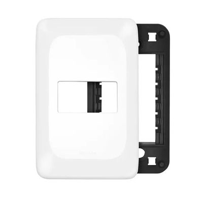 Placa-Com-Suporte-1-Posto-4x2-Branco-Pial-Pop-Legrand-2308070-1