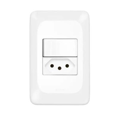Conjunto-De-1-Interruptor-Simples-Tomada-2pt-10A-4x2-Branco-Brilhante-Lgx103-Pial-Pop-Legrand-2308185-1