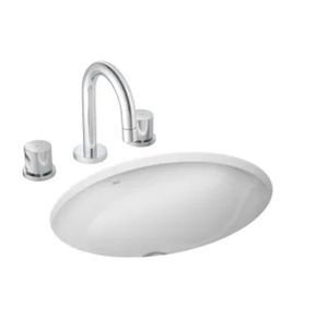 Cuba De Embutir Oval Branco 400X300mm Deca