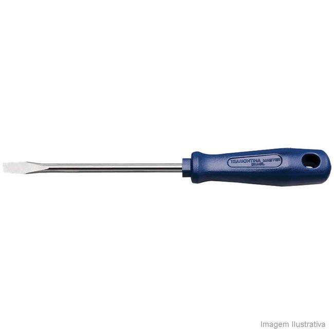 Chave de fenda 1/8"x3" azul Tramontina
