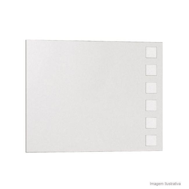 Espelho Quadrato 80cm Bumi