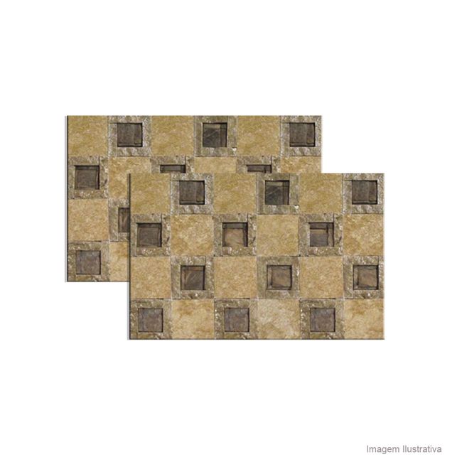 Tela Fattoria 30x20cm nocce Fatto a Mano