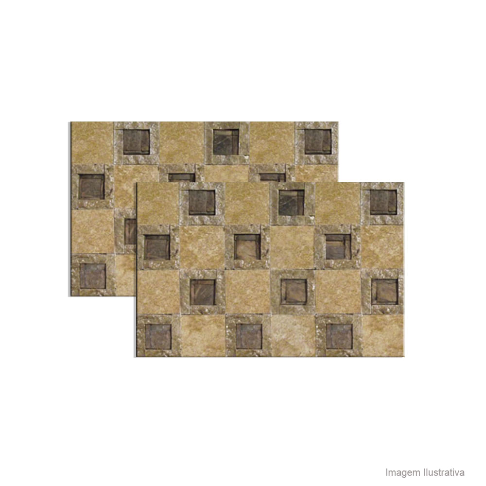 Tela Fattoria 30x20cm nocce Fatto a Mano