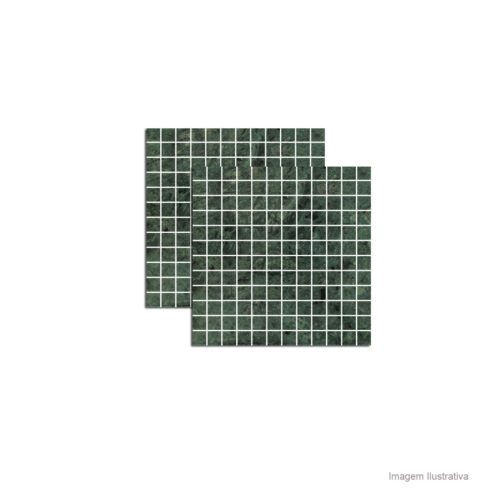 Tela Guatemala 30x30cm verde Fatto a Mano