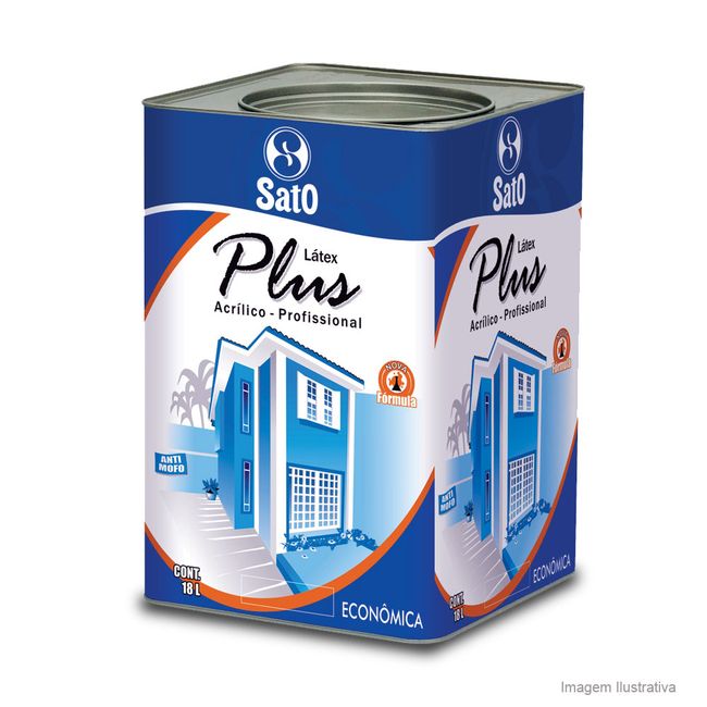 Tinta Látex Plus Profissional 18 litros azul céu Sato