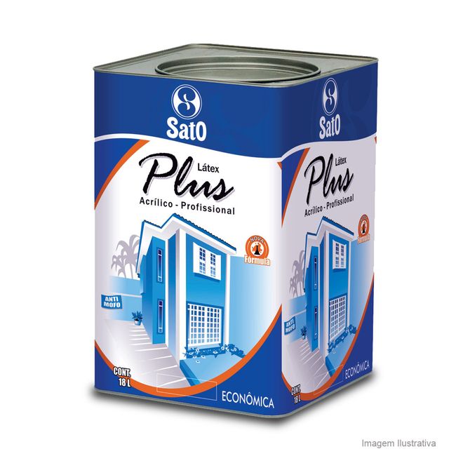 Tinta Látex Plus Profissional 18 litros verde suave Sato