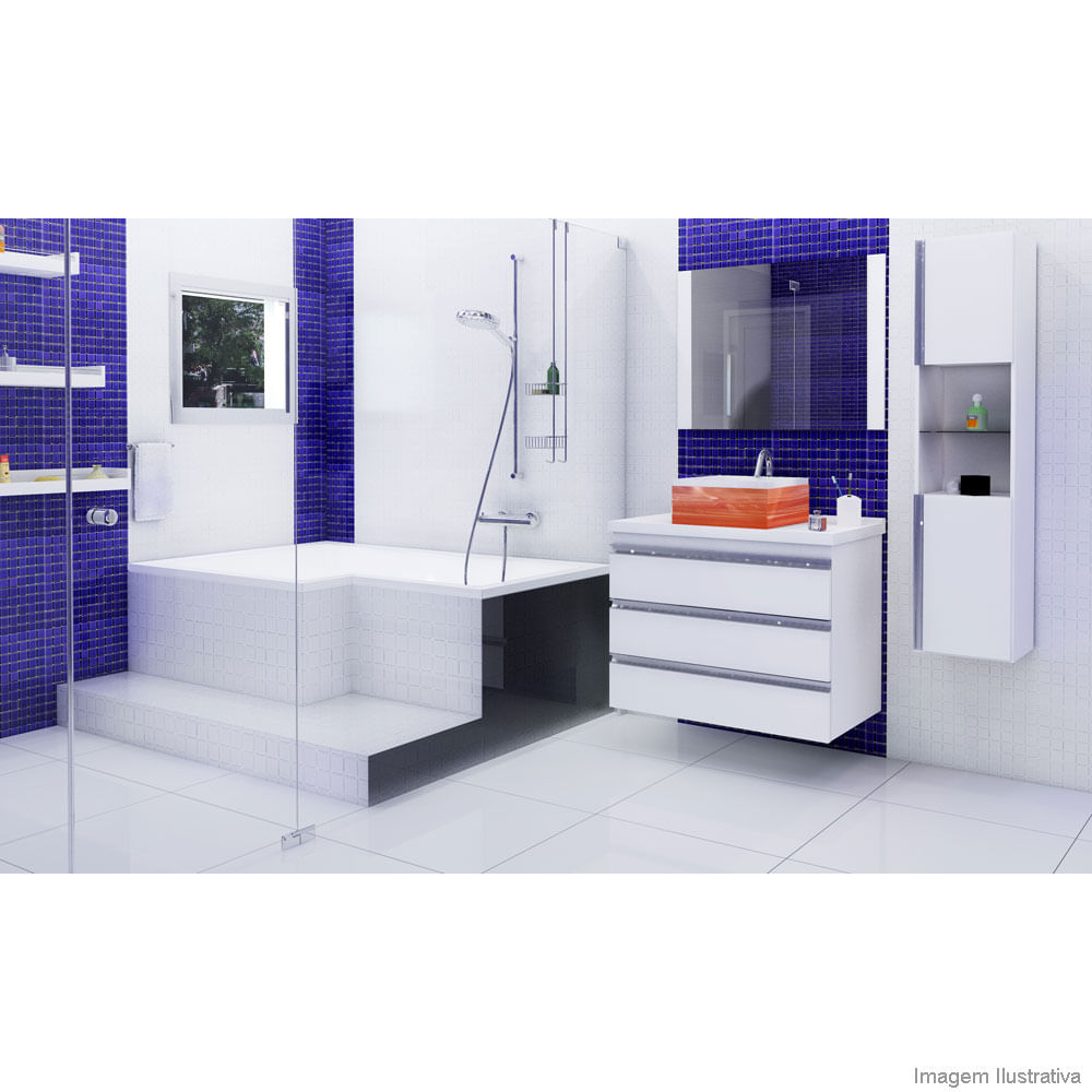 Gabinete Supreme 60x45x66,5cm branco Sicmol