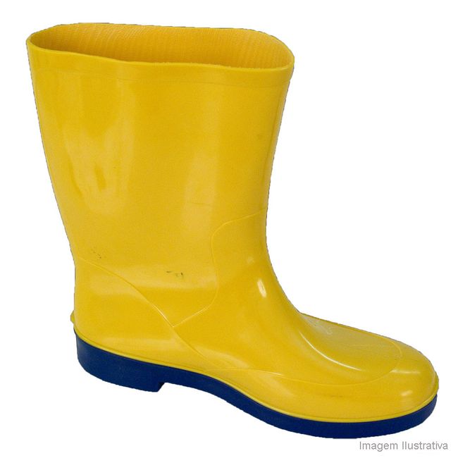 Bota de PVC Pro tamanho 38 amarela Dura Plus