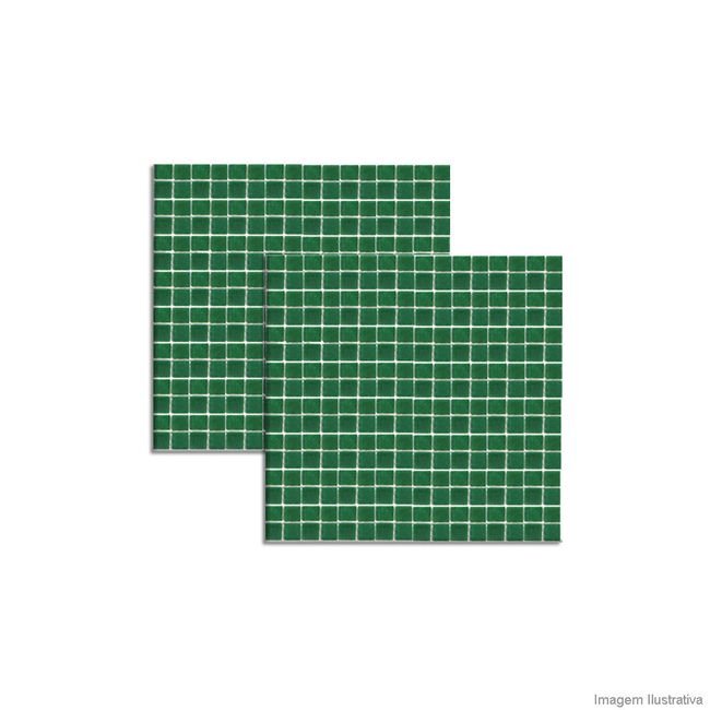 Pastilha de vidro Murano 1,5x1,5cm placa 30x30cm P311 Colormix