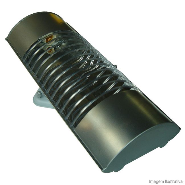 Luminária de alumínio escovado para 2 lâmpada E27 Jordano