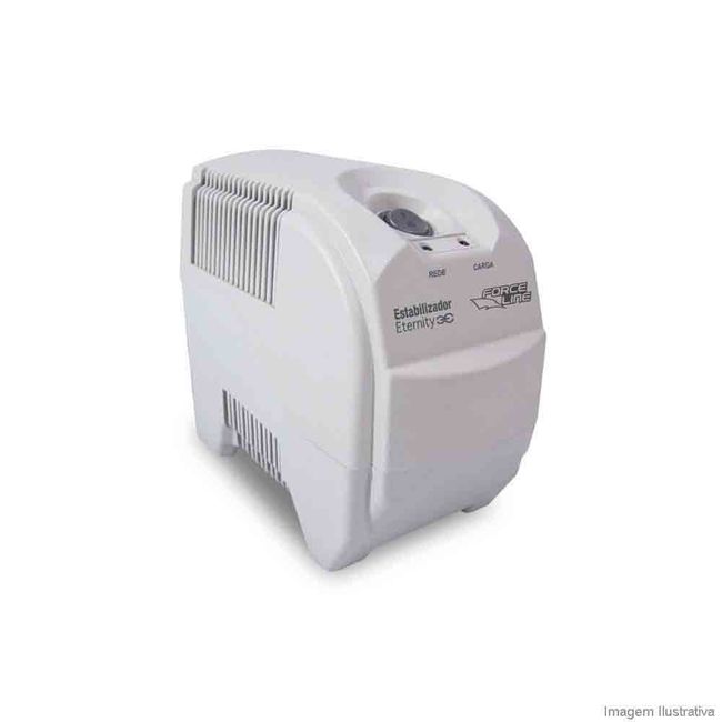 Estabilizador Entrada Bivolt Saída 115V Cinza 7958 Force Line