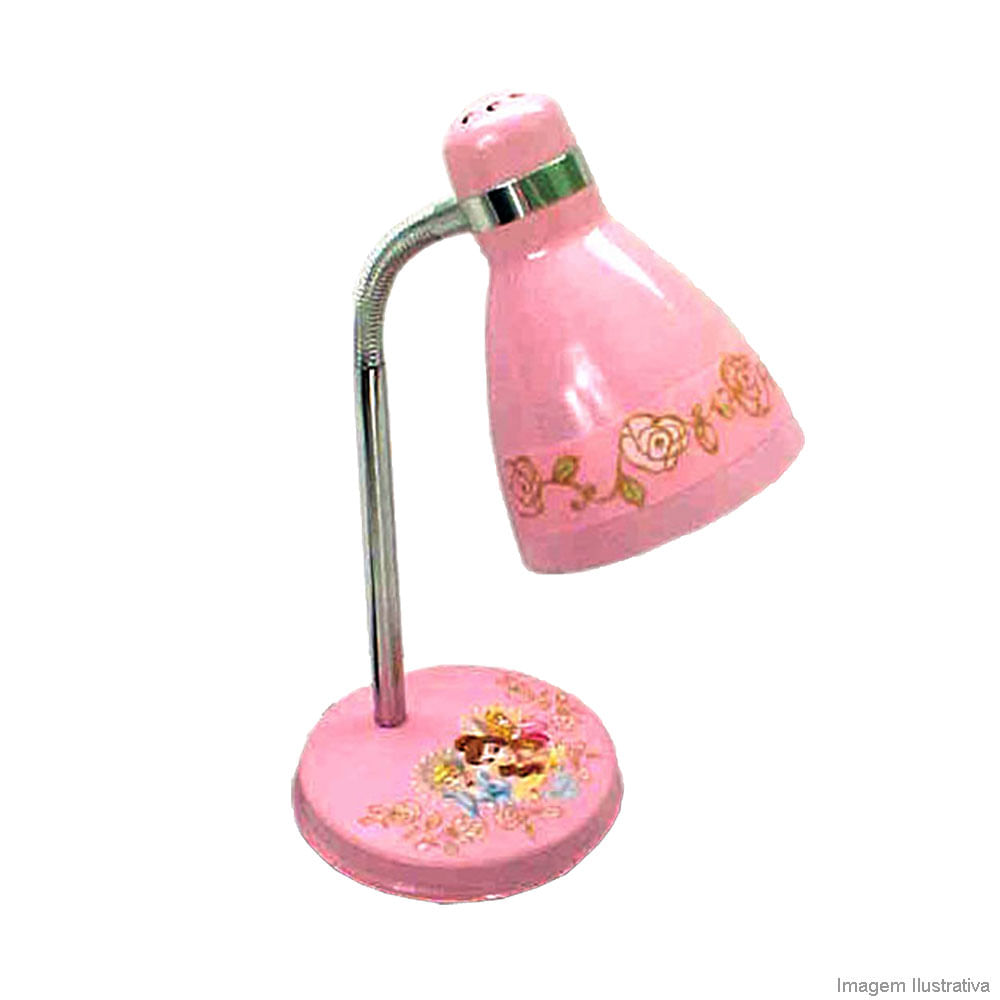 Luminária de mesa Princesas 40W colorido Startec