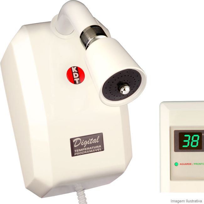 Chuveiro digital 220V branco KDT