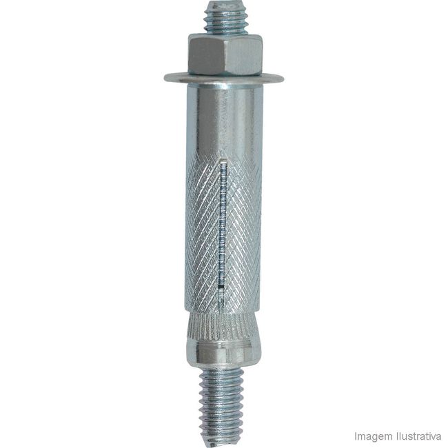 Chumbador-com-prisioneiro-CHU-05-5-16--x-75mm-porca-arruela-jaqueta-e-cone-Fixtil