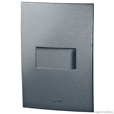 Interruptor-simples-com-placa-4x2-grafite-Vela-685297-Pial
