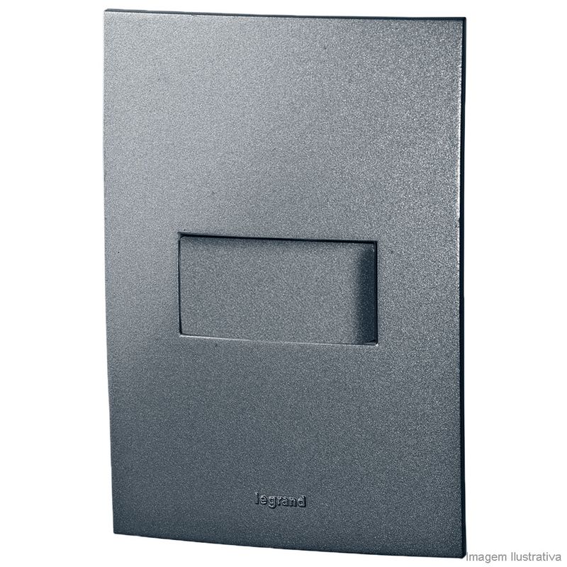 Interruptor-simples-com-placa-4x2-grafite-Vela-685297-Pial