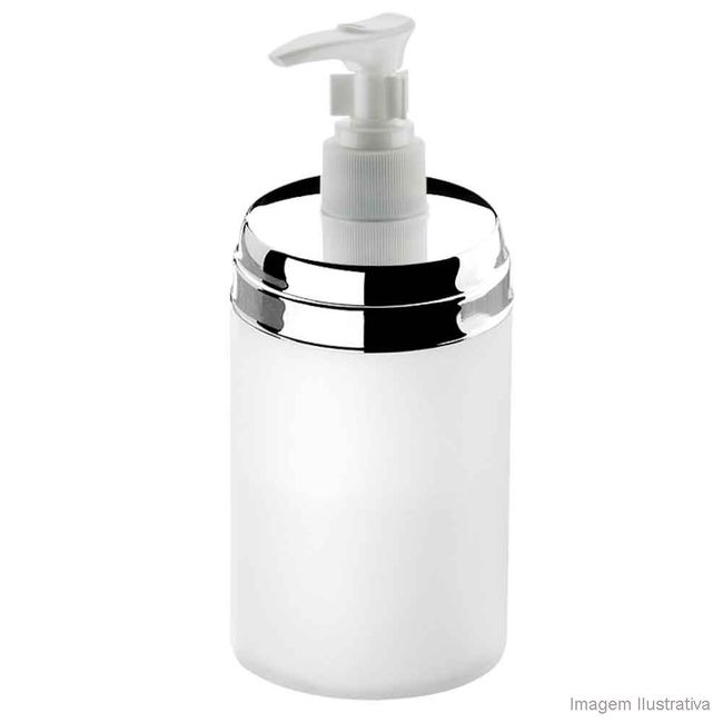 Porta-sabonete-liquido-Bel-Giorno-com-base-branco-1783-100-Brinox