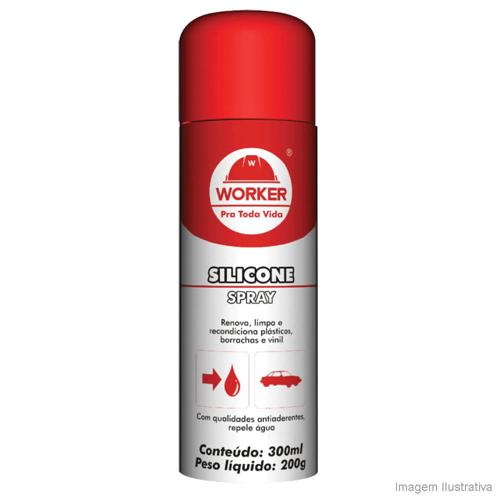 Silicone-spray-300Ml-branco-e-vermelho-Worker