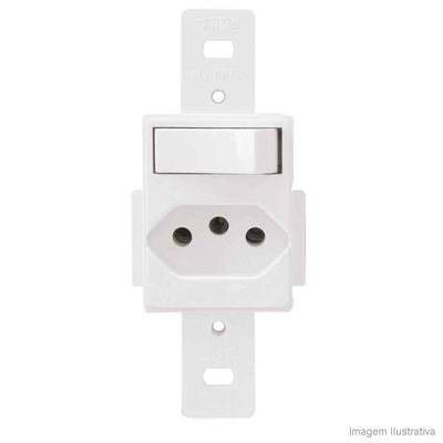 Interruptor-paralelo-com-tomada-20A-250V-Blanc-Fame