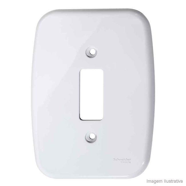 Placa-4x2-1-posto-branca-Claris-Prime-Schneider