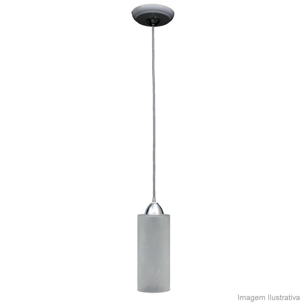 Pendente-Classic-1-lampada-com-tubo-fosco-titanio-Joanto