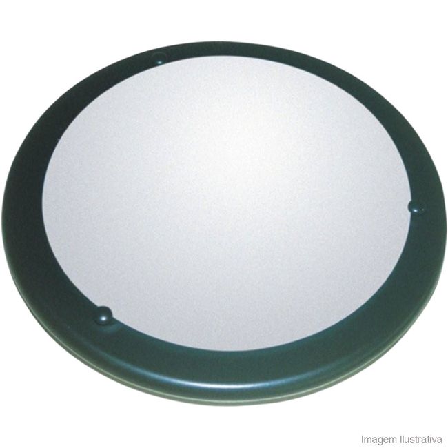 Plafon-para-1-lampada-Aro-Italia-24cm-preto-Home-Line