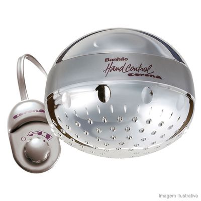 Chuveiro-eletrico-220V-6800W-Banhao-Hand-Control-Spa-metalico-Corona