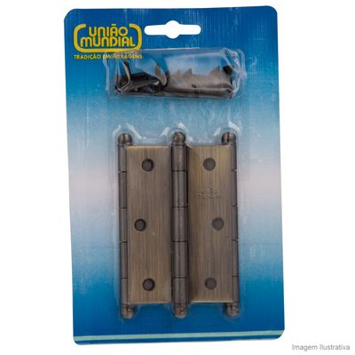 Dobradica-linha-Leve-de-latao-oxidado-3-1-2--antique-Uniao-Mundial
