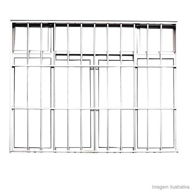 Janela-de-correr-4-folhas-Mais-100x150cm-grade-e-basculante-Atlantica