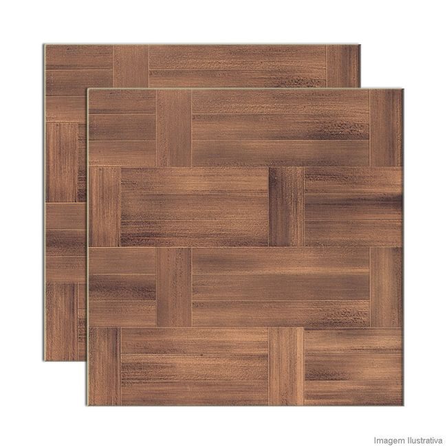 Piso 45x45cm marrom PD32780 Incefra