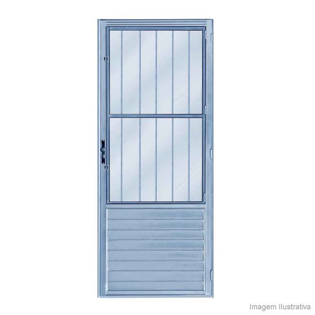 Porta-postigo-E-Fortline-210x86cm-com-vidro-boreal-brilhante-Atlantica
