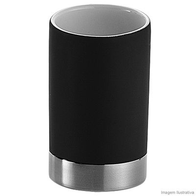 Porta-cotonete-de-ceramica-preto-cromado-Coisas-e-Coisinhas