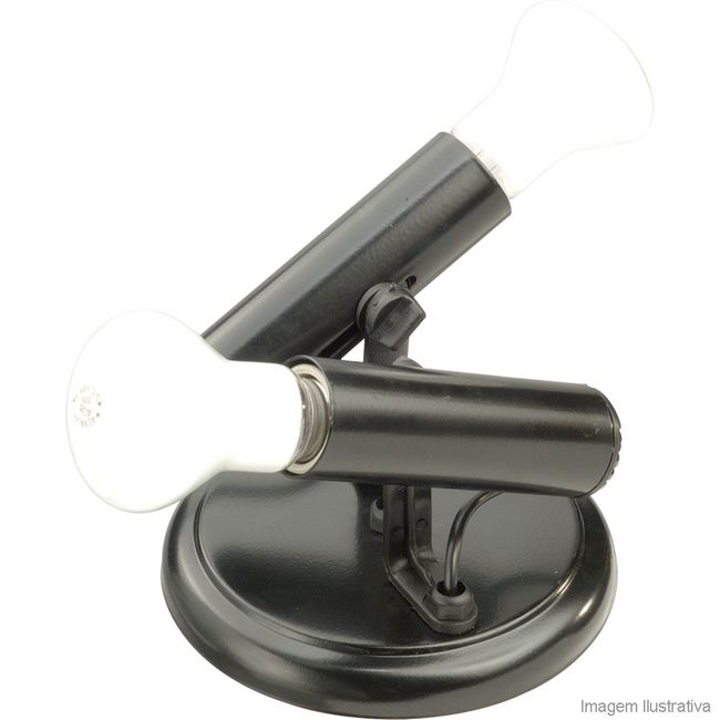Spot-em-nylon-para-2-lampadas-sem-aleta-60W-preto-Dital