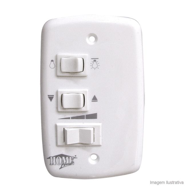 Controle-para-ventilador-127V-branco-Home-Line