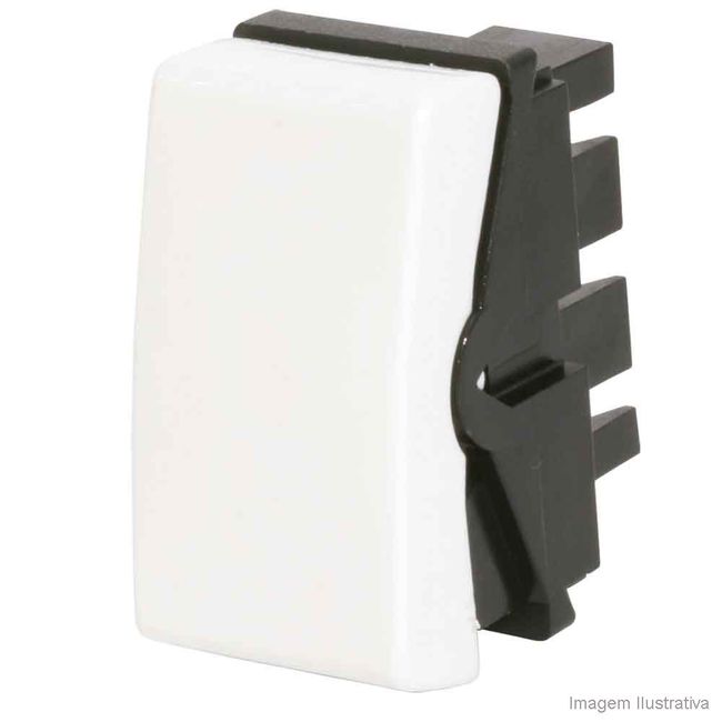 Interruptor bipolar paralelo sem placa Modulare Fame