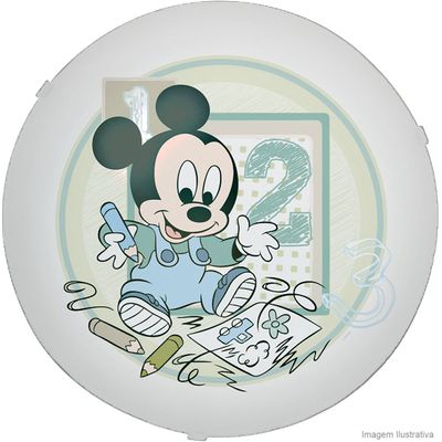 Plafon-para-lampada-E27-Mickey-30cm-colorido-Startec