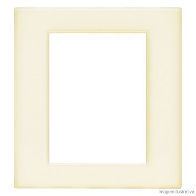 Placa-4x4-6-postos-avorio-opalino-Living-Bticino